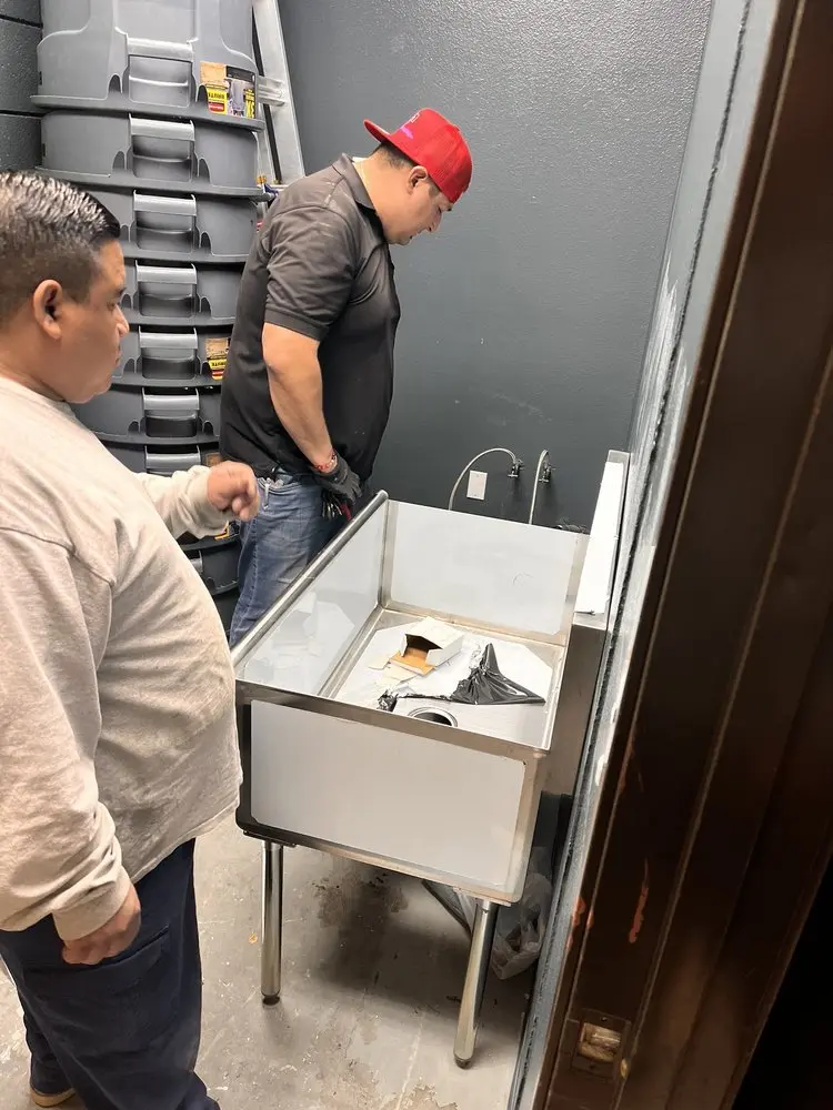 Commercial plumbing and sink installation in Page Springs